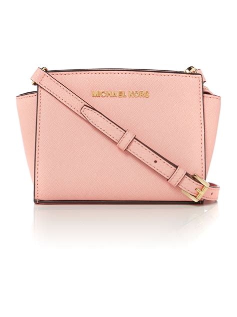 michael kors small bag pink|michael kors pink crossbody bag.